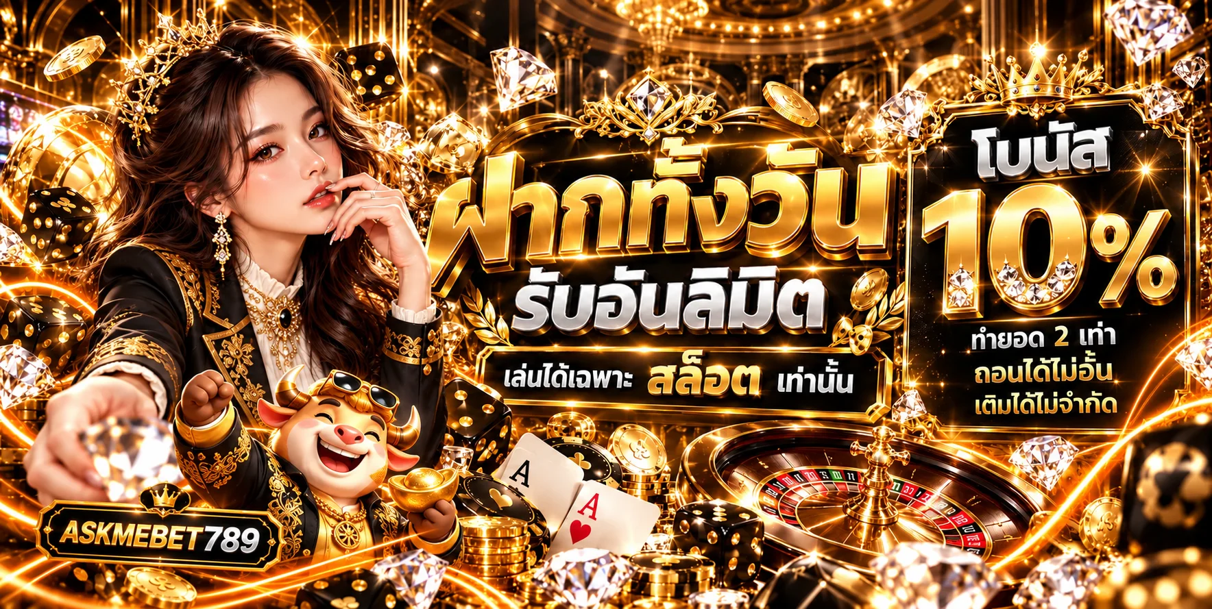 ASKMEBET789 สล็อตออนไลน์ โบนัสพร้อมมาสคอตวัว PG Soft